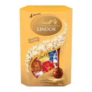 ليندت ليندور شوكولاتة سويسرية مشكلة مع حشوة سائلة 500 جرام