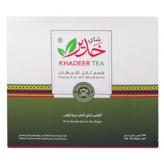 شاي خدير - شاي أخضر أكياس درجة أولى، 1.5جرام ×100