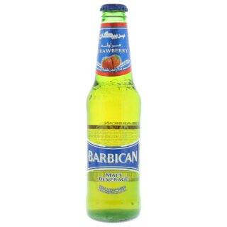 باربيكان – شراب شعير غير كحولي بنكهة الفراولة 330 مل