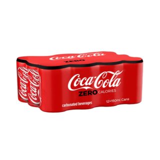 كوكا كولا زيرو 150مل ×12 عبوات