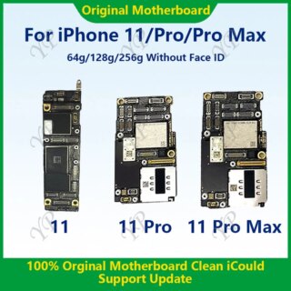 لوحة أم أصلية مختبرة بالكامل لهاتف iPhone 11 Pro Max 64g/256g اللوحة الرئيسية الأصلية بدون معرف للوجه شحن مجاني iCloud نظيف