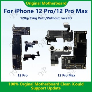 لوحة أم أصلية مختبرة بالكامل لهاتف iPhone 12 Pro Max اللوحة الرئيسية الأصلية مع خاصية التعرف على الوجه وتنظيفها على iCloud شحن مجاني 2
