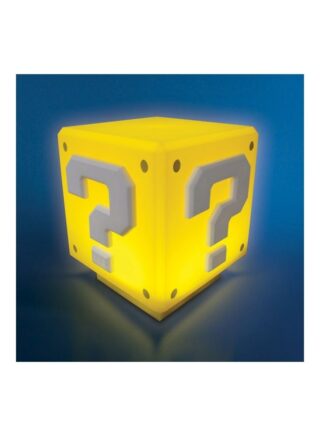 بالادون "مصباح صغير بتصميم مكعب مستوحى من لعبة الفيديو "Super Mario" أصفر 7.5×7.5×7.5Ø³Ù†ØªÙŠÙ…ØªØ±
