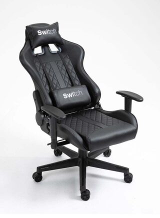 سويتش Ragnar High Quality New Design Breathable Gamer’s Full Reclining Adjustable Office Gaming Chair 5934BK Black