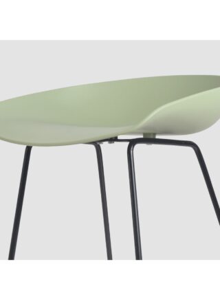 سويتش كرسي من البلاستيك مقاس 44 × 46 × 83 سم، لون أخضر مائل للرمادي أخضر سيج 44*46*83سم