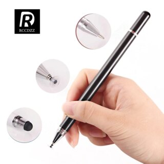 RCCDZZ قلم ستايلس لباد اللوحي القلم Caneta اللمس 3 في 1 شاشة القلم ل أندرويد الهاتف قلم رصاص ل شاومي آيفون اللمس القلم