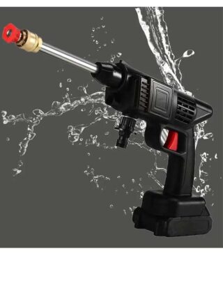 آد فيت مسدس ماء لاسلكي 48 فولت عالي الضغط متعدد الوظائف لغسيل السيارات أو الحائط أو المكيف أو النافذة أو السجاد أو ري الحديقة وبطارية قابلة لإعادة الشحن والاستبدال 2